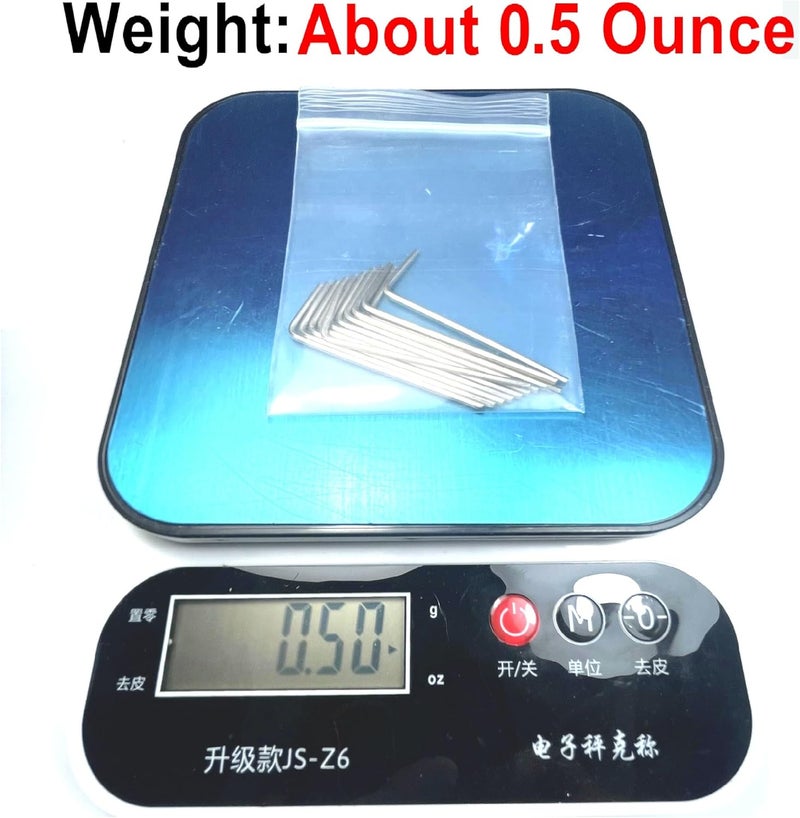 ZDingTech 12pcs 1/16 Allen Wrench sets,1/16" Hex Key Wrench set,allen key Door Key L Shaped hex wrench set with Long Arm. - Image 4